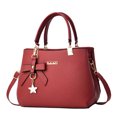 thumbnail image 2 of 2026 New Multi-Functional Bag with Shoulder Straps, Casual Daypack for Work, Travel, Shopping, College, Business Trip, Outdoor, Durable Carry Bag, Daily Commute, Weekend Getaway,1pcs, Wine, 2 of 3