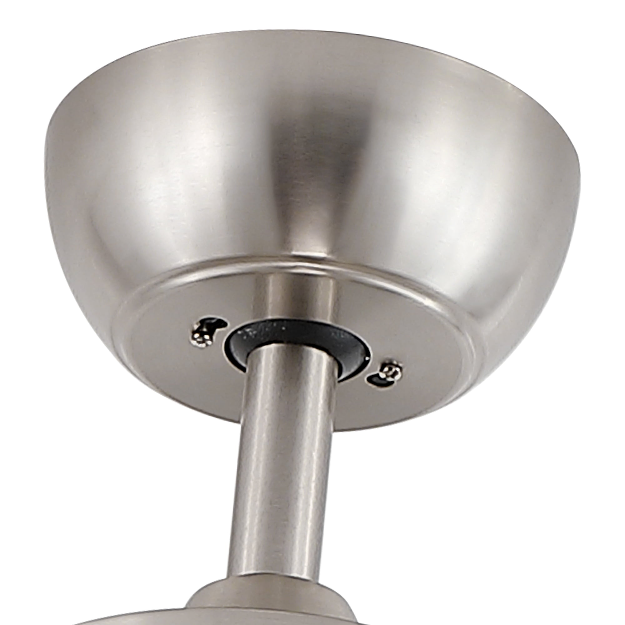 Leumius 52" Brushed Nickel Ceiling Fan with Intergrated LED Light Kit with Remote Control, 5 Plywood Blades and Work with Smart APP for Living Room Bedroom