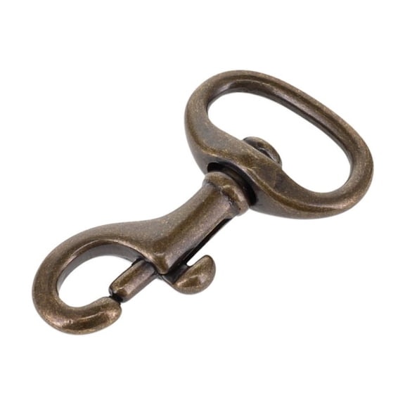 59 Antique Brass, Swivel Bolt Snap, Solid Brass-LL, 3/4"