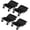 Black, variant on Ktaxon Car Wheel Dolly, 4PCS 6000LBS Heavy Duty Vehicle Dolly, Silver