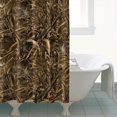thumbnail image 4 of Grassland Camo Brown Plants Pattern Shower Curtain 72"x84" ,Bathroom Decorative Shower Curtains Set with 12 Hooks,Modern Waterproof Washable Shower Curtain, 4 of 6
