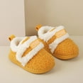 thumbnail image 2 of Toddler Girl Boots,Winter Girls Boots Indoor Slippers Warm Lined Shoes for Babies Toddlers Soft Sole Cozy Home Floor Footwear with Easy On Design,Toddler Snow Boots,Yellow,2.5-3 Years, 2 of 5