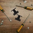 thumbnail image 4 of OFFIGAM 12 Pairs Of Black Furniture Clips ABS Fasteners For Easy DIY Projects, 4 of 6