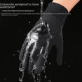 thumbnail image 3 of Guantes de invierno para montar a caballo para hombre, cálidos, con forro polar, gruesos, resistentes al viento, para deportes al aire libre, guantes con pantalla táctil, 3 of 3