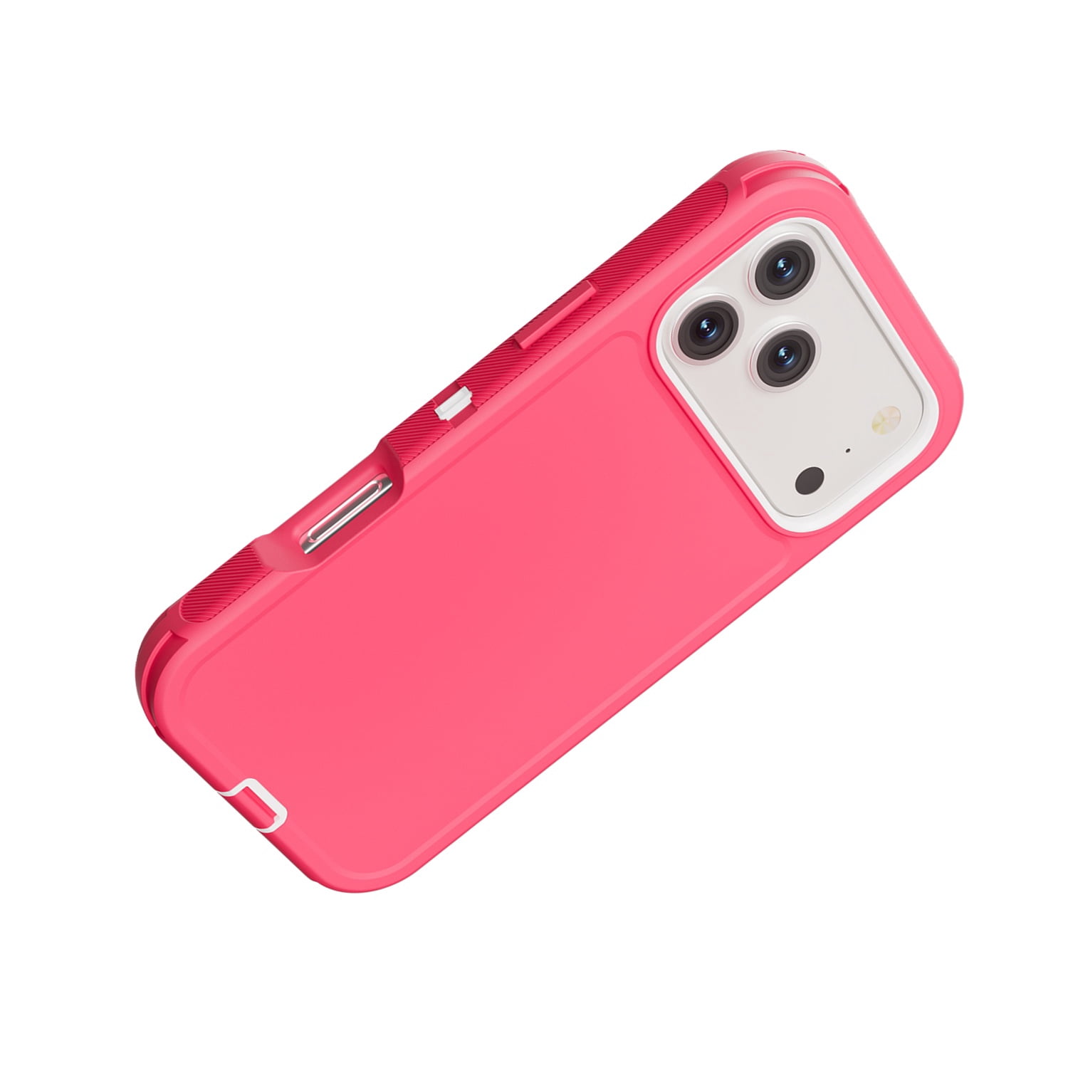 iPhone 17 Pro Duual Pro Impact Protection Case - Pink & White