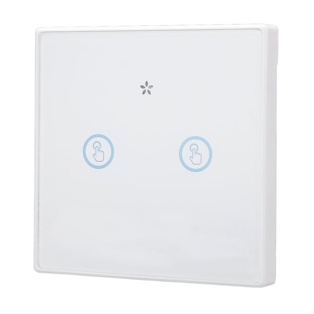 Interruptor táctil inalámbrico Nikou de panel de vidrio templado