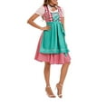 thumbnail image 4 of LEKODE oktoberfest outfits women dirndl dress Bavarian Dress tracht dress Oktoberfest Waitress Party Dress Bavarian Carnival Outfit Green 2 5XL, 4 of 5