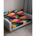 thumbnail image 3 of Vintage Geometric Sofa Couch Cushion Covers Washable, Removable Stretchable Sectional Couch Covers, Modern Minimalist Abstract Art Slipcovers for L & T Shape Sofa Furniture Protector M Size 1 pc, 3 of 7