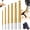 6Pcs, variant on Titanium-Coated High-Speed Steel 6-Piece Metalworking Tool Set, 3-8mm Twist Drill Bit Set Power Tool Accessories, Titanium-Plated High-Speed Steel Drill Bits Set for DIYers, Craftsmen,12Pcs