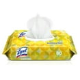 thumbnail image 2 of Lysol Disinfecting Wipes Citrus 80 Flex Pack, 2 of 3