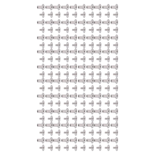 100 Ensembles Outil à Rivets M2, Vis Métriques Boulons Rondelles Écrous Accessoire, Assemblage de Meubles en Acier Inoxydable 304