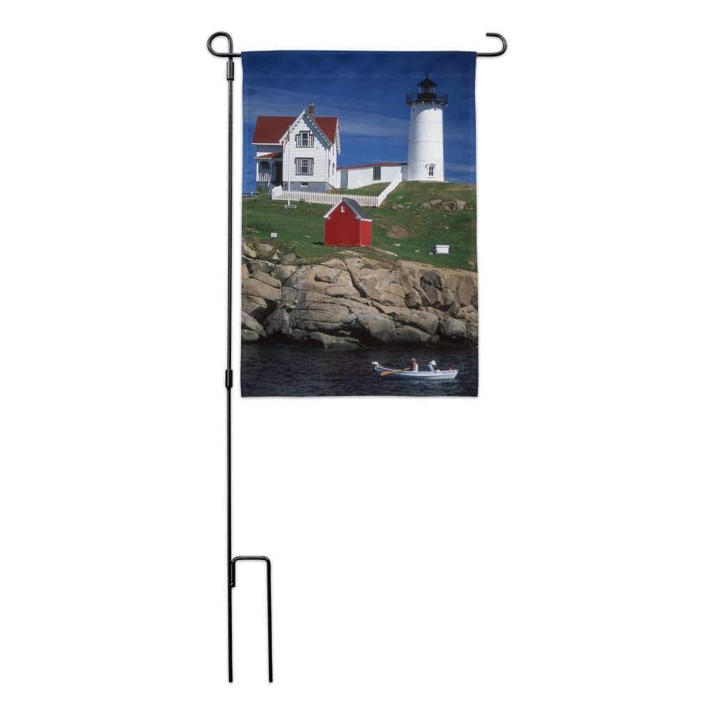 Nubble Lighthouse Maine ME Garden Yard Flag 