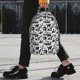thumbnail image 2 of Easygdp Black White Halloween Mochila Ligera de 15 Pulgadas para Estudiantes, Mochila Cómoda para la Escuela y Viajes, Correas Ajustables, 2 of 6