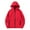 Red, variant on Womens Jacket Womens Puffer Jacket Drawstring Full Zip Winter Christmas Puffer Jacket Black XL