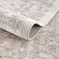 thumbnail image 5 of Hauteloom Damla Living Room, Bedroom Area Rug - Farmhouse - High Pile - Gray, Pink - 6'7" x 9'2", 5 of 15