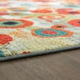 thumbnail image 4 of Mohawk Home Strata Tossed Floral Multi Printed Area Rug, 7'6"x10', Grey & Orange, 4 of 4