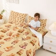 thumbnail image 3 of Erosebridal Hamburg Capybara Kid Bed Sheets, Cute Rodent Animals King Sheets, 4-Piece, 3 of 5