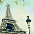 thumbnail image 2 of Schlabach, Sue 20x20 White Modern Wood Framed Museum Art Print Titled - Paris Eiffel Letter, 2 of 4