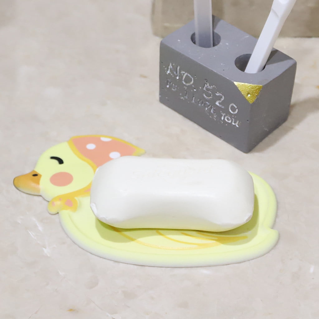 Hibetterlife Fashion Environmental Soft Rubber Animal Soap Tray Soap