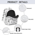 thumbnail image 4 of French Bulldog Backpack for School,Cute School Bag,Schoolbag with Adjustable Shoulder Straps & Padded Back,15"x11.42"x5.5", 4 of 6