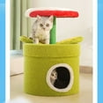 thumbnail image 5 of Fairela™ Piranha Plant Cat Condo - Sisal Scratching Bucket & Climbing Frame for Indoor Cats, 5 of 8