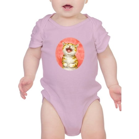 

Laughing Cat Bodysuit Infant -Kayomi Harai Designs 18 Months