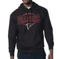 thumbnail image 3 of Men's Starter Black Atlanta Falcons Team Track Graphic Pullover Hoodie, 3 of 3