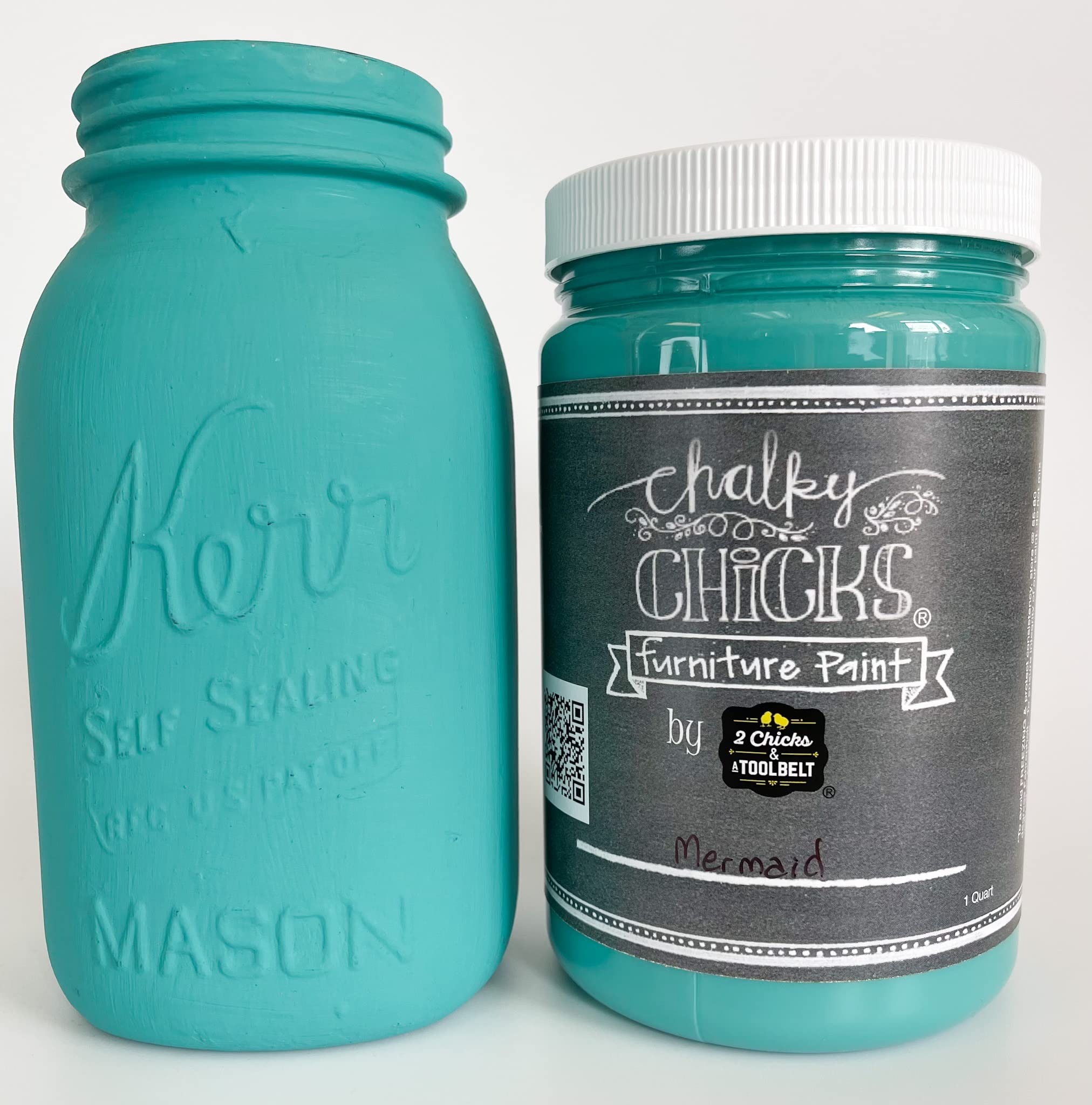 Chalky Chicks Matte Chalk Furniture Paint for Wood, Glass, Fabric
