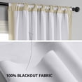 thumbnail image 6 of Half Price Drapes Signature Neutral Ground Velvet Blackout Curtains For Bedroom(1 Panel), 50WX 120L, 6 of 11