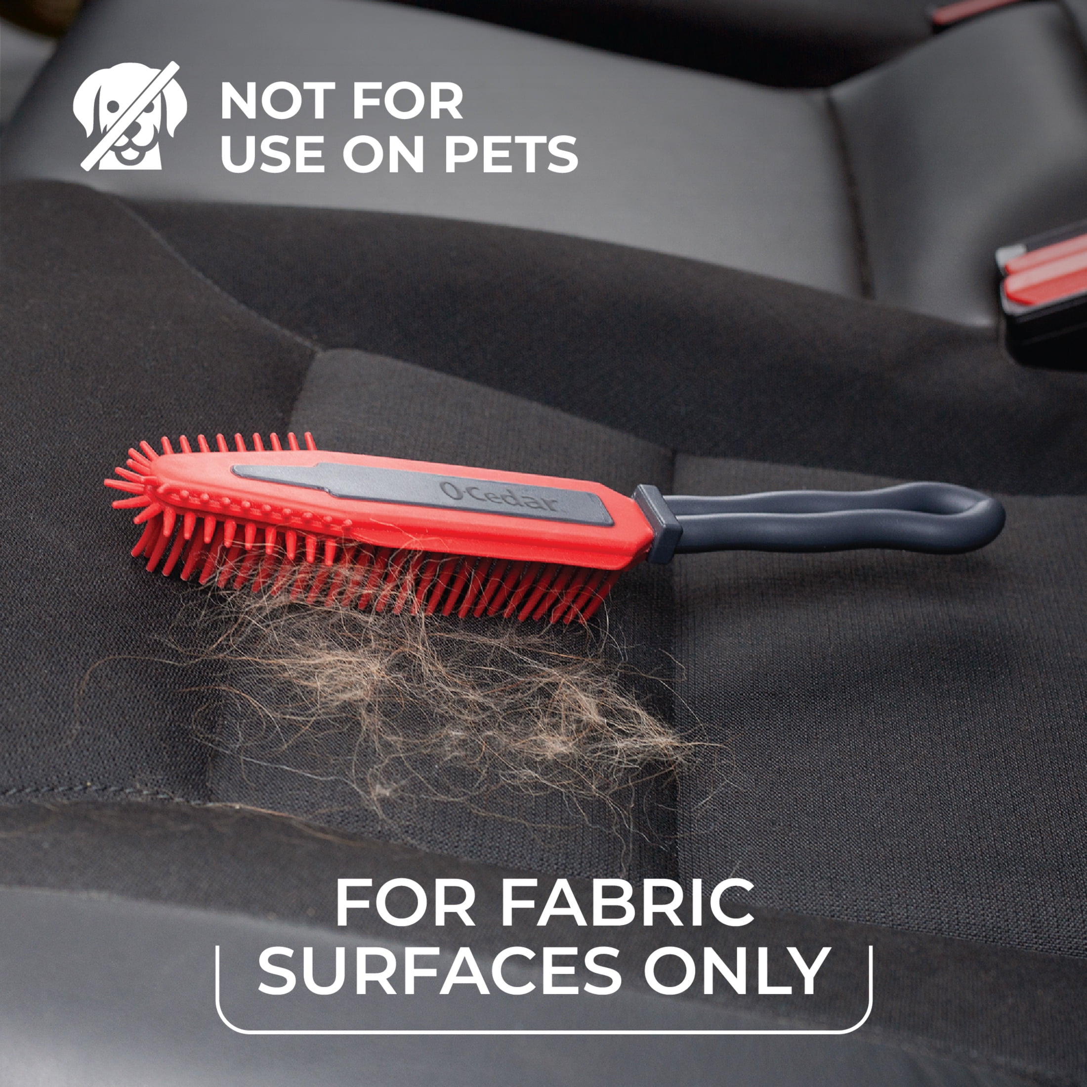 O-Cedar Pet Pro Reusable Pet Hair Remover Brush for Furniture, Carpets, Pet Beds & Car Interiors