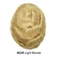 thumbnail image 2 of Mens Hairpiece LYRICAL HAIR All Poly Men Toupee Human Hair Replacement System Durable Thin Skin PU Injected Toupee Hair Wigs for Men #22R, 2 of 6