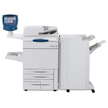 Xerox Print Server (Refurbished Xerox Workcentre 7775 Color Laser Multifunction Copier - A3+, SRA3, A3, A4, 75ppm, Copy, Print, Scan, PNX Advance Finisher, Auto Duplex, Network-Ready, 2 Trays, High Capacity Tandem)
