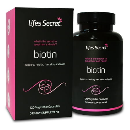 Biotin Pills Extra Strength Hair Skin Nail Vegetarian Supplement