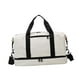 thumbnail image 3 of Mini bolsa de lona para gimnasio, ligera, con correa ajustable para el hombro, para debajo del asiento. Blanco, 3 of 9