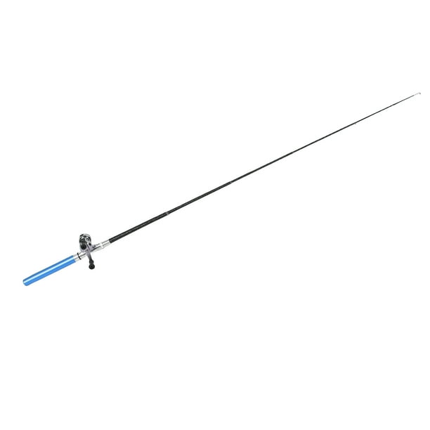 Varilla de Pescado de Bolsillo Portátil Pen, Varilla Telescópica de Fibra de Vidrio Liviana, Mini Cebo de Cebo de Lubina Caña de Pesca