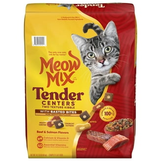 Meow Mix Original Choice Dry Cat Food, 16 Pound Bag (Pack of 14