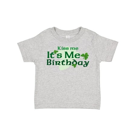 

Inktastic Kiss Me Irish Birthday Gift Toddler Boy or Toddler Girl T-Shirt