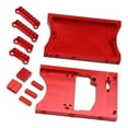 thumbnail image 5 of Aluminum Alloy Steering Gear Compartment +Tail Beam Set Car Upgrade Parts for MN Model D90 D91 Car(Red ), 5 of 8