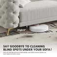 thumbnail image 5 of Timbernest 97.7" Pull Out Sofa Bed King Size, 3 in 1 Convertible Sleeper Sofa, Oversized 4 Seater Velvet Sofa with Movable Ottoman for Living Room, Button Tufted Design, Light Gray, 5 of 17