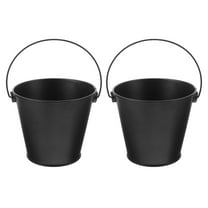 MRLESS 2pcs Ash Bucket Grill Drip Grease Bucket Iron Barbecue Bucket Fireplace Ash Bucket Charcoal Bucket Ash Can Ash Pail For Fireplaces Fire Pits
