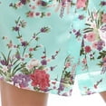thumbnail image 4 of LYMAYTER M-2XL Female Bathrobe Summer Thin Cardigan Mid-Length Nightdress for Women Fashion Comfort Printing Bathrobe, 4 of 10