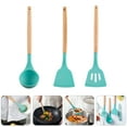 thumbnail image 6 of GOOHOCHY 1 Set Kitchenware Spatula and Spoon Ladle Cooking Utensils Green, 6 of 8