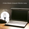 thumbnail image 2 of Graflsoa Adjustable Monitor Light Bar with USB Power, 3 Color Modes, 10 Brightness Levels, Eye Protection Design for Desktops, 400mm Length, Black ABS & Aluminum Build, 2 of 6