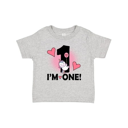

Inktastic First Birthday 1 Year Old Girl Unicorn Gift Baby Girl T-Shirt