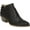 Black Traveler, variant on LIFE STRIDE Womens Brown Traction Sole Cushioned Woven Prairie Almond Toe Block Heel Zip-Up Booties 9.5 W