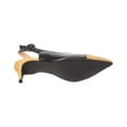 thumbnail image 4 of French Sole Skylar Leather Slingback Pump, 10, Black, 4 of 5