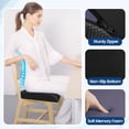 thumbnail image 3 of Cojín de asiento SweetSlubr de espuma viscoelástica para aliviar el dolor del coxis, 3 of 7