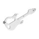 thumbnail image 1 of Speravity Herramienta multifuncional para guitarra, abridor de mango, llave inglesa, combinación de ajuste, reparación, llavero, accesorios Artesanía Blanco Lijado con chorro de arena, 1 of 6