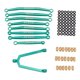 thumbnail image 1 of Varilla de enlace de Metal con extremo de varilla para Axial SCX24 90081 1:24 RC Rock Crawler piezas accesorios Verde perfke RC Barra de enlace de coche, 1 of 9