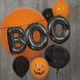 thumbnail image 3 of Foil Black Boo Halloween Letter Balloon Banner Kit, 3 of 3